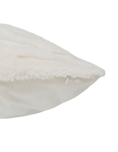 CUSCINI D'ARREDO: vendita online Cuscino pelliccia jacquard Arka, 50 x 80 cm, poliestere, colore avorio, morbido ed elegante ... 2