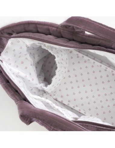 Pasito a Pasito Borsa Cambio Cherry Velvet con Tracolla e Fasciatoio | ShopInCasa.it