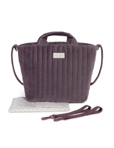 Pasito a Pasito Borsa Cambio Cherry Velvet con Tracolla e Fasciatoio | ShopInCasa.it