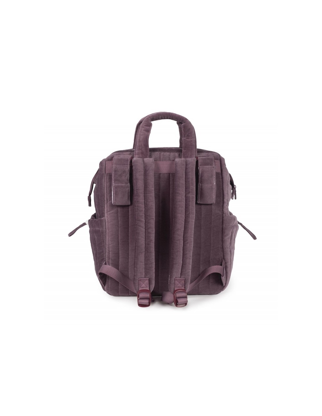 Pasito a Pasito Zaino Mamma e Passeggino Cherry Velvet con Fasciatoio | ShopInCasa.it