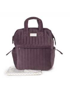 Pasito a Pasito Zaino Mamma e Passeggino Cherry Velvet con Fasciatoio | ShopInCasa.it