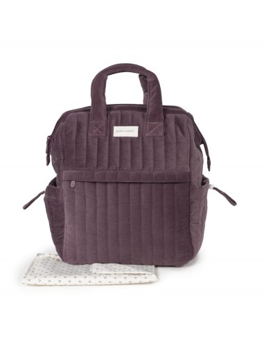 Pasito a Pasito Zaino Mamma e Passeggino Cherry Velvet con Fasciatoio | ShopInCasa.it