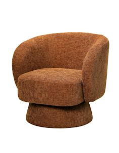 POLTRONA PETRA VELLUTO MOCHA 78X81X77CM