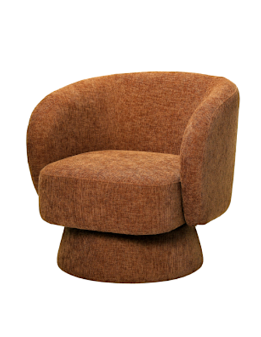 POLTRONA PETRA VELLUTO MOCHA 78X81X77CM