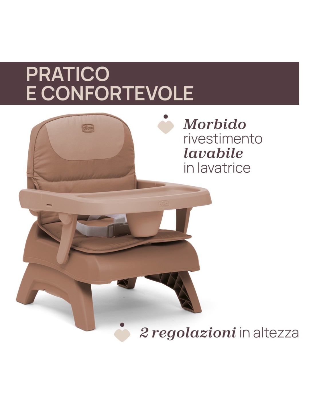 Rialzo Sedia Bento Terracotta regolabile e pieghevole | shopincasa.it