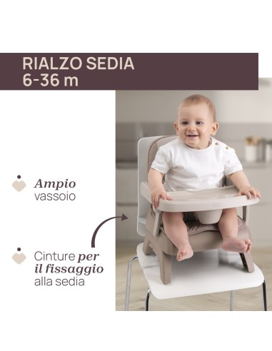 Rialzo Sedia Bento Vanilla regolabile e pieghevole | shopincasa.it