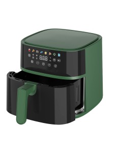 FRIGGITRICI: vendita online Iridea Friggitrice ad Aria 6 Litri Verde Salvia con Doppia Resistenza e Finestra Trasparente in o... 2