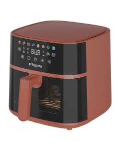 FRIGGITRICI: vendita online Iridea Friggitrice ad Aria 6 Litri Rosso Mela con Doppia Resistenza in offerta 2