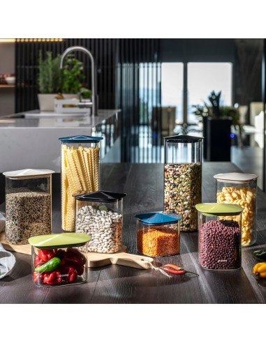 Guzzini Fresh & Style Barattolo 1.000 ml Tappo Blue | shopincasa.it