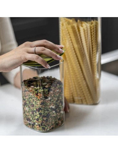 Guzzini Fresh & Style Barattolo 1.000 ml Tappo Pale Clay | shopincasa.it