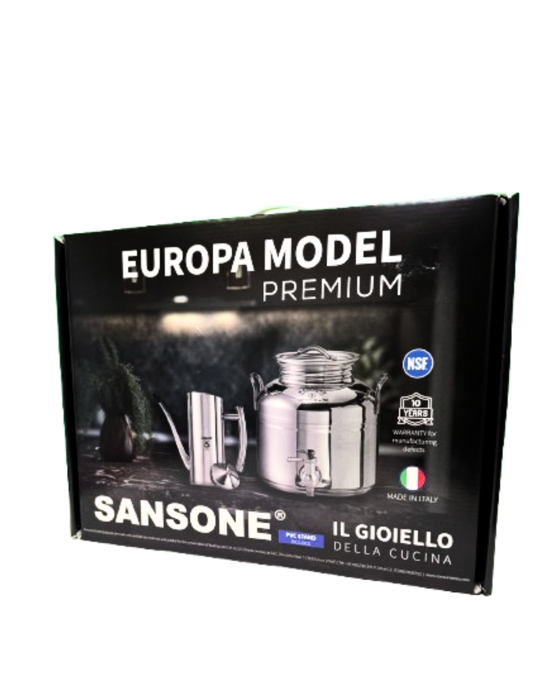 FUSTI E BIDONI: vendita online Set bidone olio 3 litri, oliera 75 cl, contenitore olio Europa, set conservazione olio, access...