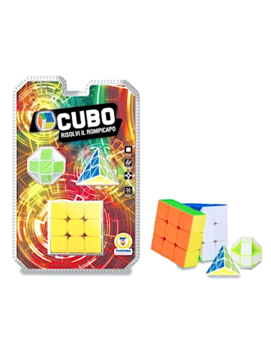 GIOCO 81064 CUBO DI RUBIK 3 IN 1