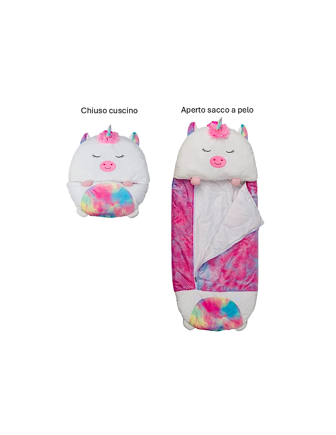 SACCO A PELO 26447 UNICORNO 130X60CM