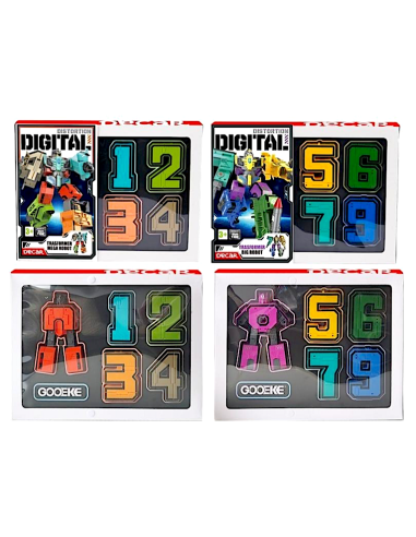 SET ROBOT TRASFORMABILI 36347 5 IN 1