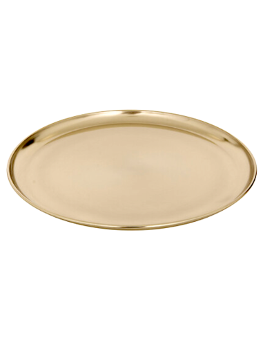 VASSOIO 212200 GOLD METALLO DIAM.37CM DORATO