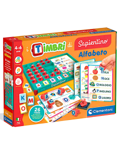 SAPIENTINO 16693 TIMBRI ALFABETO