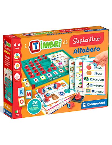 SAPIENTINO 16693 TIMBRI ALFABETO