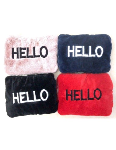 BORSA ACQUA CALDA ELETTRICA CON TASCA HELLO 27X19CM