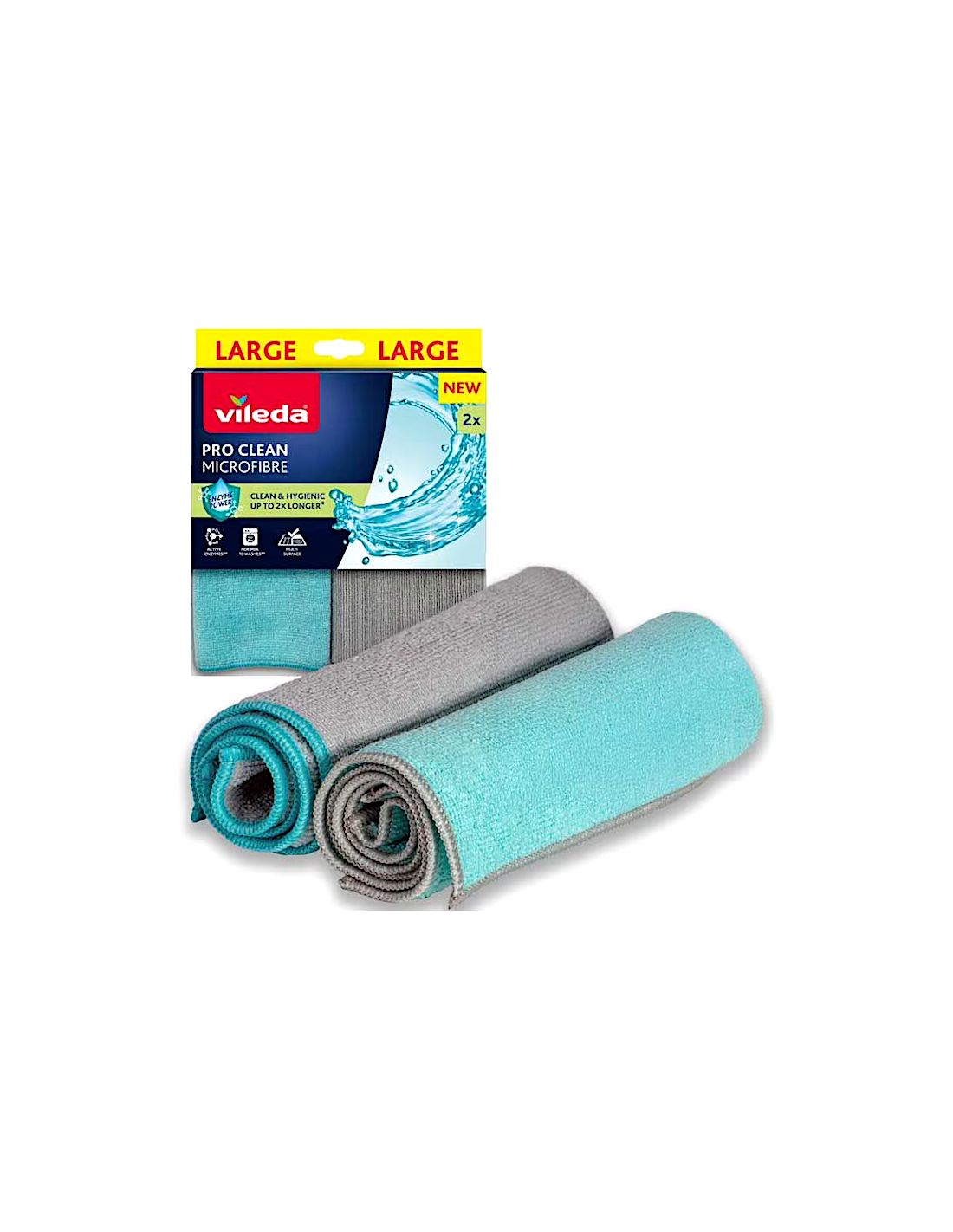 179229 CONF 2 PANNI PRO CLEAN MICROFIBRA