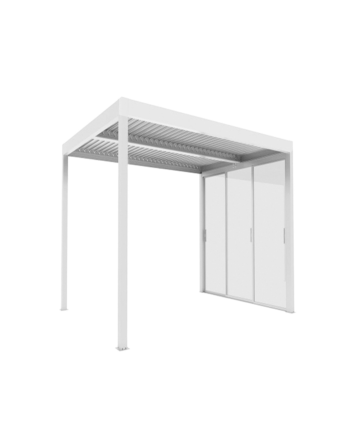 PARETE VETRO LATO 3M BIANCO