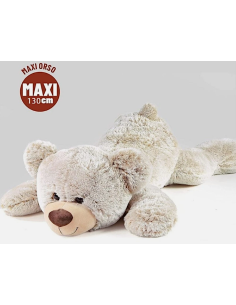 PELUCHE 29884 ORSO BIANCO DISTESO 130CM