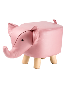 SGABELLO 75101 POUF ELEFANTE ECOPELLE 50X24X28CM
