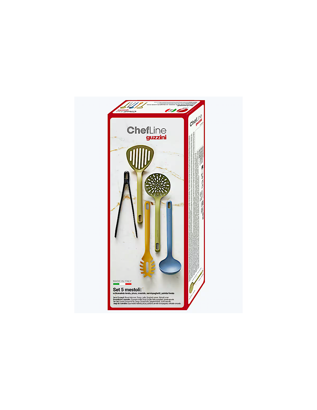 SET 5 MESTOLI CHEF LINE COL.ASS.GUZZINI