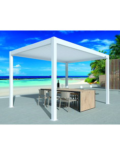 PERGOLA BIOCLIMATICA 3X6 H2,5MT BIANCO