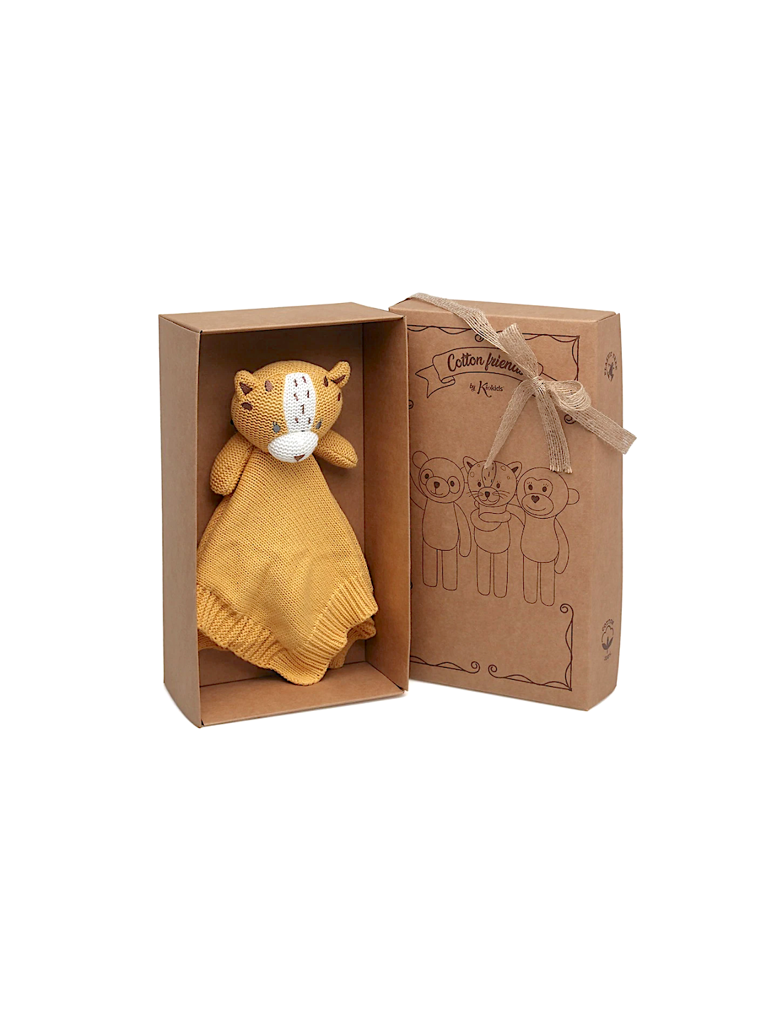 Doudou Cotone Tigre Cotton Friends Ecologico | shopincasa.it