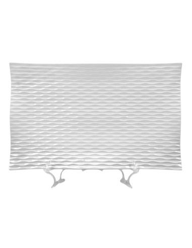 PIATTO PORTATA BIANCO 36X18CM PORCELLANA