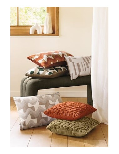 CUSCINI D'ARREDO: vendita online Cuscino ciniglia 3D kaki, cuscino Nova 40x40, cuscino arredo verde kaki, cuscino decorativo ...