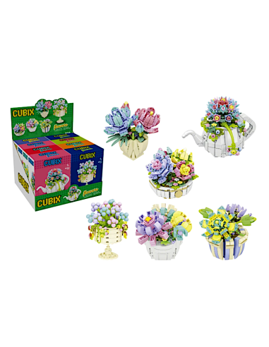 CUBIX 42938 PIANTE GRASSE CON VASO ASSORTITO