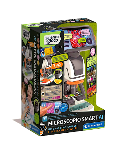 Microscopio Interattivo Digitale con A.I. e Telecamera WiFi - shopincasa.it