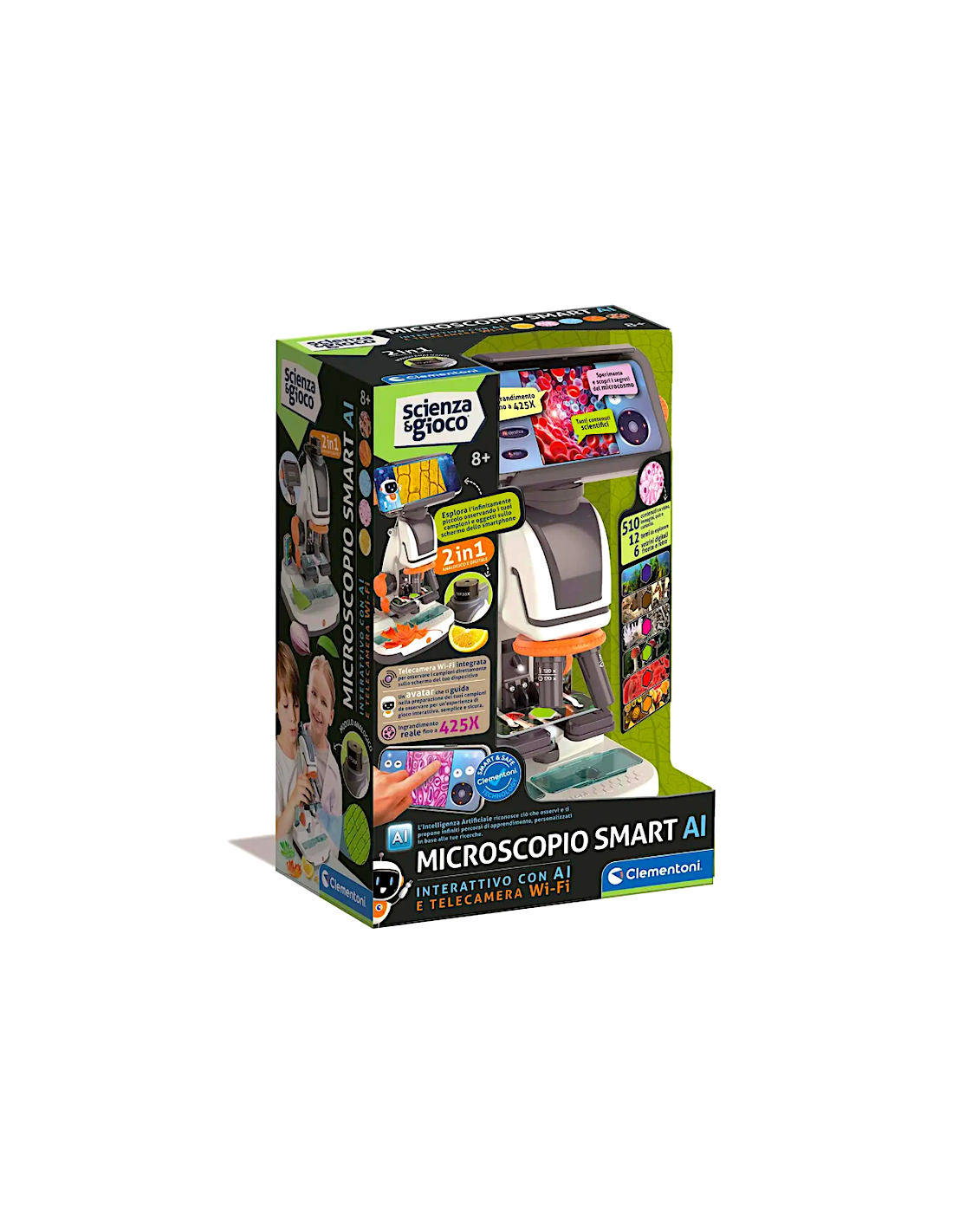 Microscopio Interattivo Digitale con A.I. e Telecamera WiFi - shopincasa.it