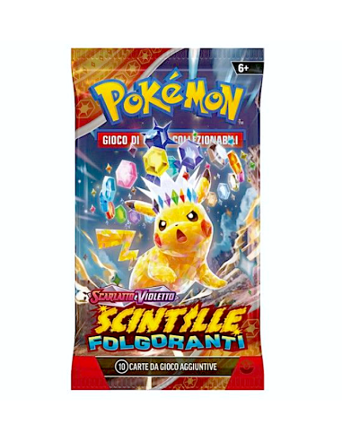 Pokémon Bustina Scintille Folgoranti Scarlatto e Violetto Assortito | Shopincasa.it