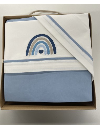 Set Carrozzina Rainbow Avio 100% Cotone Made in Italy | Shopincasa.it