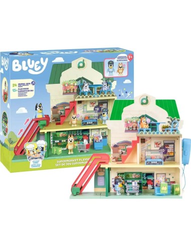 Bluey Playset Let's Play Chef Supermarket con Figure | Shopincasa.it