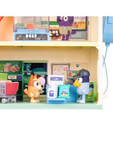 Bluey Playset Let's Play Chef Supermarket con Figure | Shopincasa.it