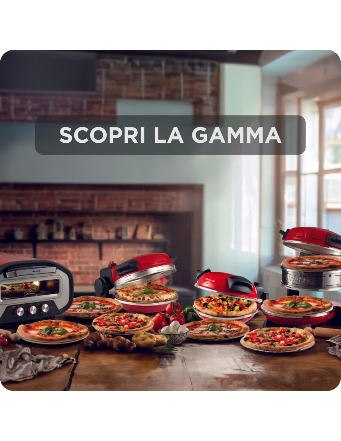 Ariete 3901 Da Gennaro Forno Pizza 2200W con Pietra Refrattaria | Shopincasa.it