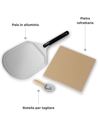 Ariete 3901 Da Gennaro Forno Pizza 2200W con Pietra Refrattaria | Shopincasa.it