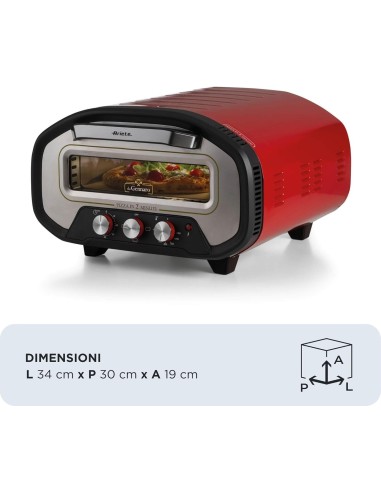 Ariete 3901 Da Gennaro Forno Pizza 2200W con Pietra Refrattaria | Shopincasa.it