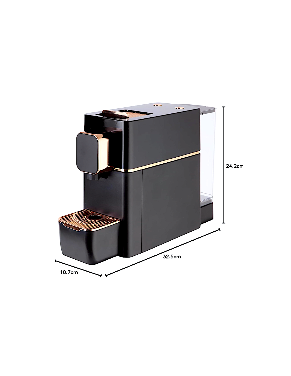 MACCHINA CAFFE'367 LINDA BLACK ESPRESSODUE