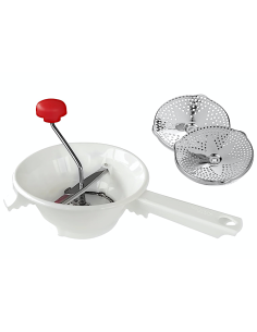 Passapomodoro Plastica 20 cm con Dischi in Acciaio | Shopincasa.it