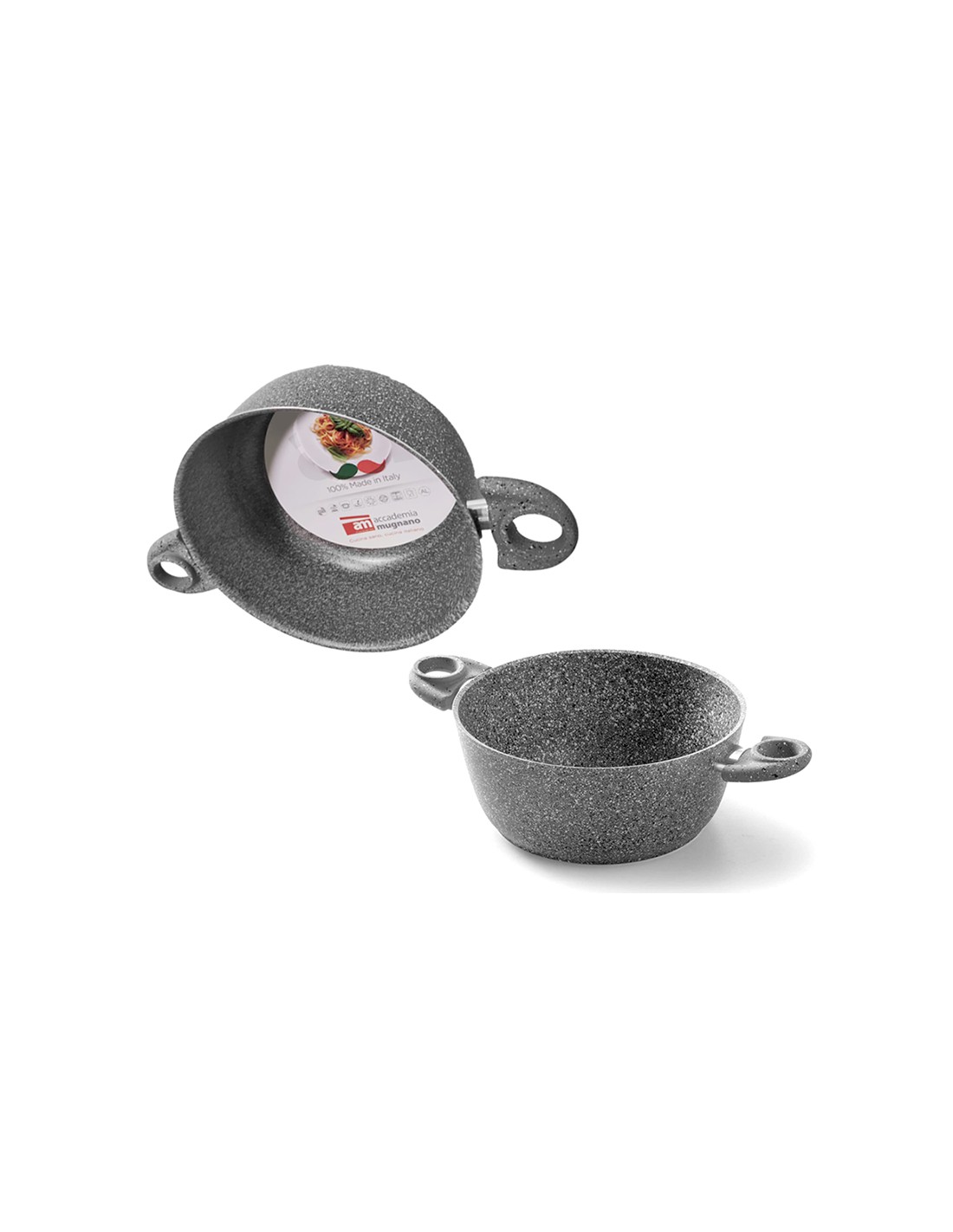 PRIMOLLA STONE CASSERUOLA 22CM 2MANICI