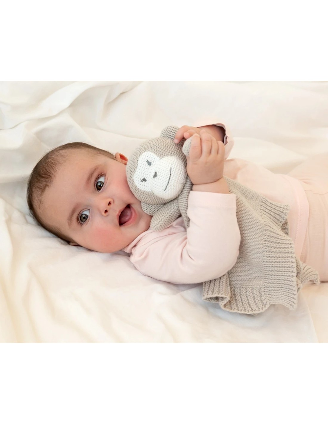 Doudou Cotone Scimmia Cotton Friends Ecologico | shopincasa.it