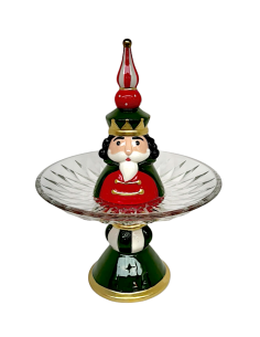 ALZATA SCHIACCIANOCI VETRO 22X22X30,5CM