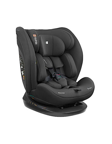KikkaBoo i-Explore 2 seggiolino auto 360° i-SIZE 40-150 cm nero | shopincasa.it