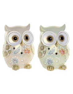 Figura Gufo FD222733 Resina 12x9x17 cm Assortita | shopincasa.it