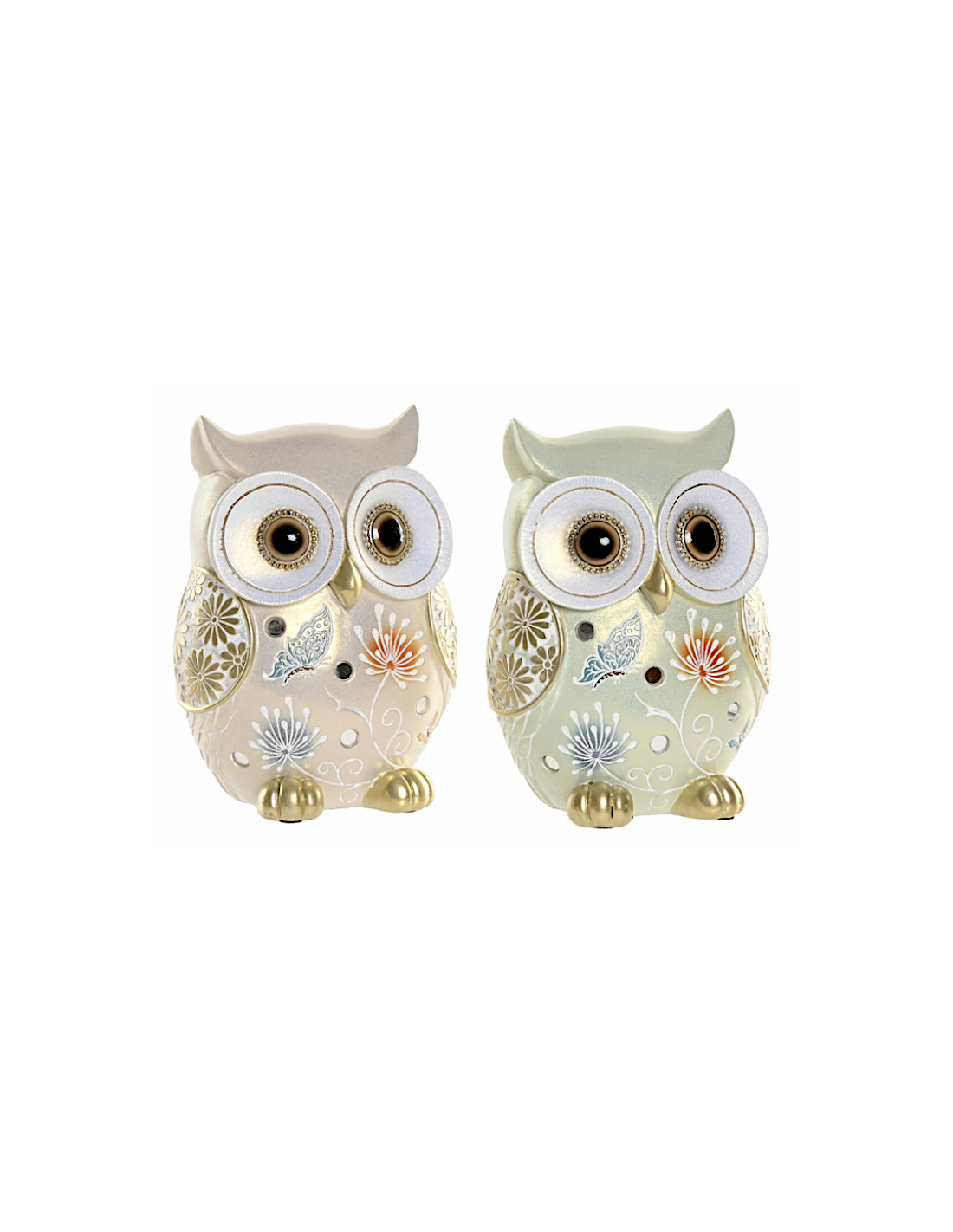 Figura Gufo FD222733 Resina 12x9x17 cm Assortita | shopincasa.it