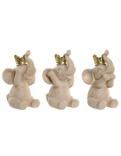 Figura Orientale DKD Home Decor 12x21x12 cm Beige Dorato | shopincasa.it